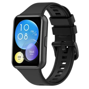 Bstrap Silicone remienok na Huawei Watch Fit 2, black