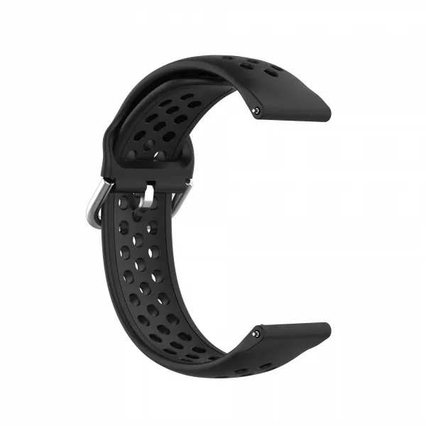 BStrap Silicone Dots remienok na Garmin Venu 2S, black (SGA007C0102)