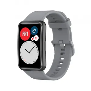 BStrap Silicone remienok na Huawei Watch Fit, gray (SHU005C08)
