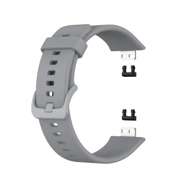 BStrap Silicone remienok na Huawei Watch Fit, gray (SHU005C08)