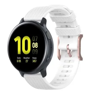 BStrap Silicone Rain remienok na Garmin Vivoactive 5, white