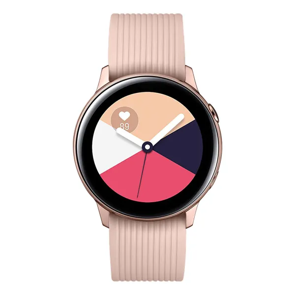 BStrap Silicone Line (Small) remienok na Garmin Vivoactive 5, apricot
