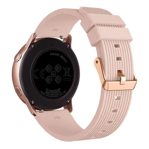 BStrap Silicone Line (Small) remienok na Garmin Vivoactive 5, apricot