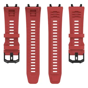BStrap Silicone remienok na Xiaomi Amazfit Active Edge, red