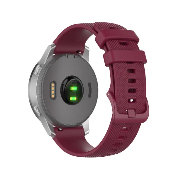 BStrap Silicone Land remienok na Garmin Vivoactive 4s, vine red (SGA008C06)