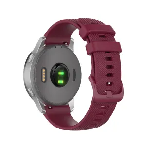 BStrap Silicone Land remienok na Garmin Vivoactive 4s, vine red (SGA008C06)