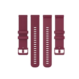 BStrap Silicone Land remienok na Garmin Vivoactive 4s, vine red (SGA008C06)