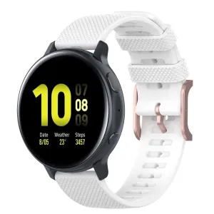 BStrap Silicone Rain remienok na Samsung Galaxy Watch 3 41mm, white (SSG014C02)