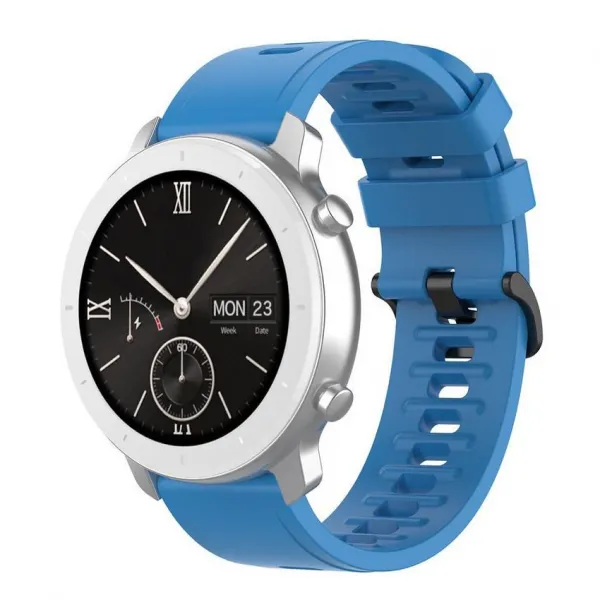 BStrap Silicone V3 remienok na Xiaomi Amazfit Bip, ocean blue (SXI010C0705)