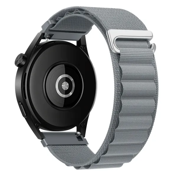 BStrap Nylon Loop remienok na Garmin Venu 2, gray (SSG037C0508)