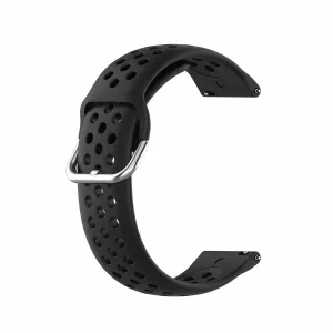 BStrap Silicone Dots remienok na Garmin Vivoactive 4s, black (SGA007C01)
