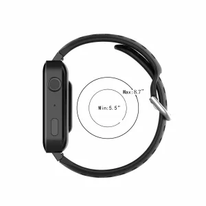 BStrap Silicone Dots remienok na Garmin Vivoactive 4s, black (SGA007C01)