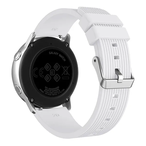 Bstrap Silicone Line (Large) remienok na Samsung Galaxy Watch Active 2 40/44mm, white (SSG003C05)