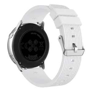 Bstrap Silicone Line (Large) remienok na Samsung Galaxy Watch Active 2 40/44mm, white (SSG003C05)