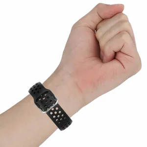 BStrap Silicone Dots remienok na Garmin Vivoactive 4s, black (SGA007C01)