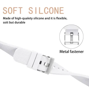 Bstrap Silicone Line (Large) remienok na Samsung Galaxy Watch Active 2 40/44mm, white (SSG003C05)