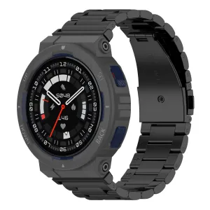BStrap Stainless Steel remienok na Xiaomi Amazfit Active Edge, black