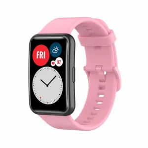 BStrap Silicone remienok na Huawei Watch Fit, light pink (SHU005C07)