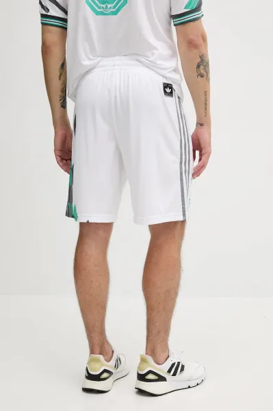 Šortky adidas Originals Nuwave 90 Short biela farba, KD4875