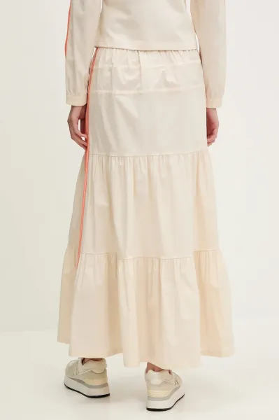 Sukňa adidas Originals Skirt béžová farba, maxi, áčkový strih, KC0768