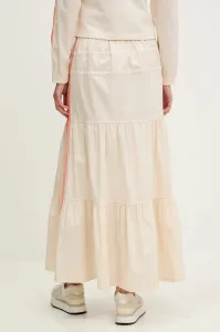 Sukňa adidas Originals Skirt béžová farba, maxi, áčkový strih, KC0768