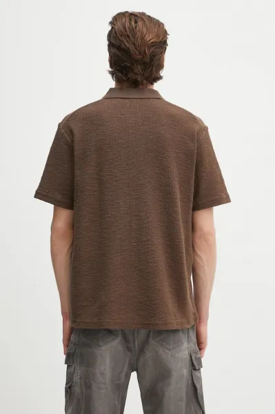 Norse Project Gustav Crochet Jersey Shirt "Chestnut" (N01-0683-2033)