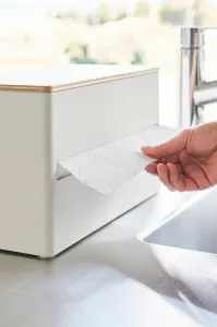 Držiak na kuchynské utierky Yamazaki Rin biela farba