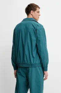 Bunda adidas Originals Firebird Jacket tyrkysová farba, prechodná, KC0684