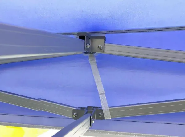 JAKS Nožnicový stan hliníkový HEX50 3 x 3 m biely