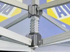 JAKS Nožnicový stan hliníkový HEX50 3 x 3 m biely