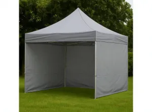 JAKS Nožnicový stan hliníkový HEX50 3 x 3 m šedý