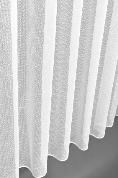 Záclona markizeta, Fancy s olovkom metráž, biela 140 cm