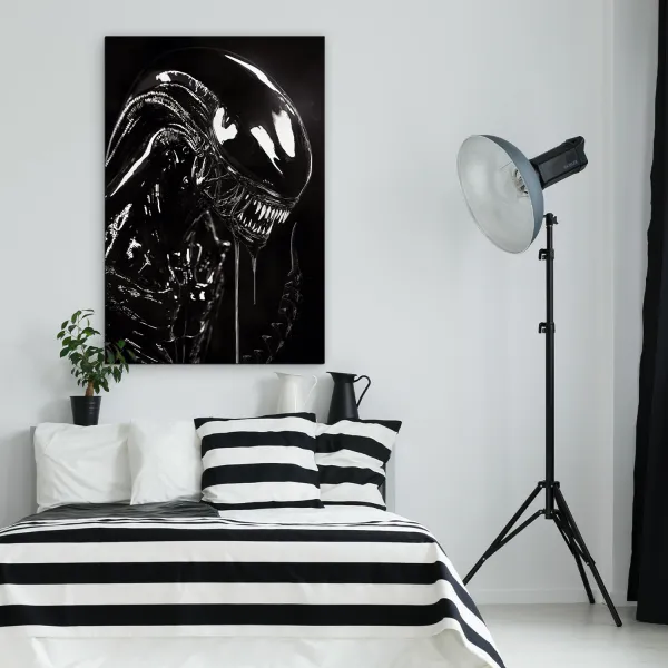 Čiernobiely filmový obraz - Alien