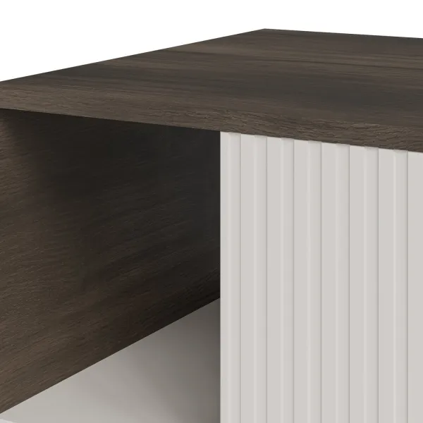 HALMAR Konferenční stolek Random 92 cm kašmír/ořech