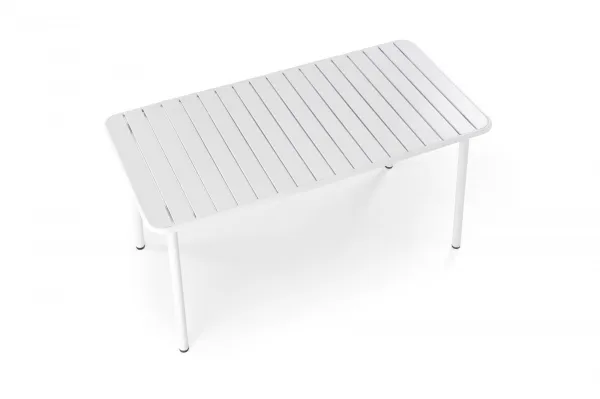 HALMAR Kovový záhradný stôl Bosco 140 cm biely