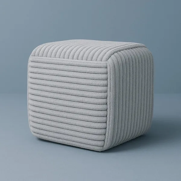 Mondex Taburet WIKI 43x43x38 cm šedý