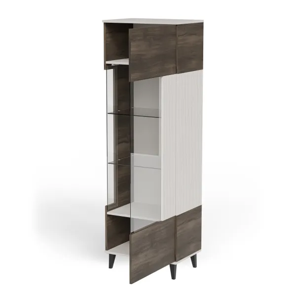 Vitrína RANDOM W-1 Halmar