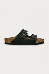 Nubukové šľapky Birkenstock Arizona