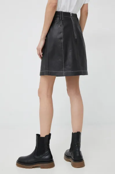 Kožená sukňa PS Paul Smith