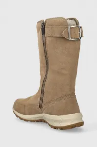 Semišové snehule Jack Wolfskin zelená farba