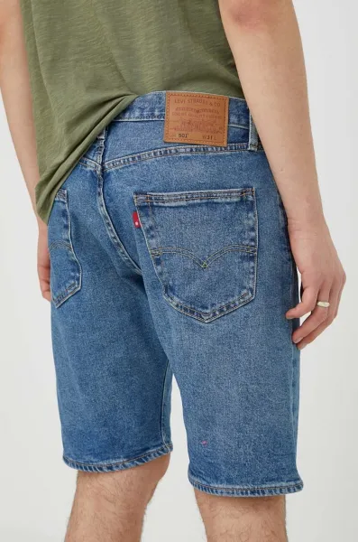 Rifľové krátke nohavice Levi's pánske