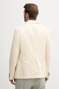 United Colors of Benetton jednoradové sako pánske s prímesou ľanu