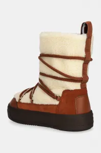 Snehule Tommy Hilfiger LACE-UP FAUX SHEARLING SNOWBOOT