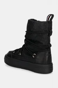 Snehule Tommy Hilfiger LACE-UP MONOGRAM SNOWBOOT