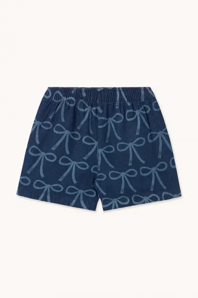Detské krátke nohavice Tinycottons BOWS WOVEN SHORT