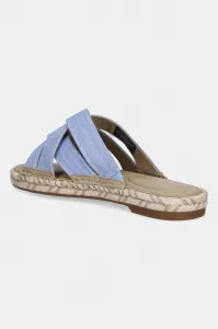 Šľapky Tommy Hilfiger CHAMBRAY ESPADRILLE MULE
