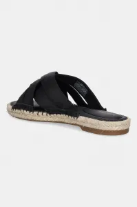 Šľapky Tommy Hilfiger SATIN ESPADRILLE MULE