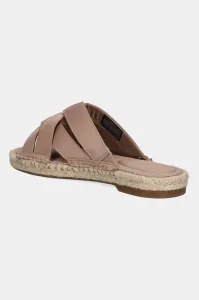 Šľapky Tommy Hilfiger SATIN ESPADRILLE MULE