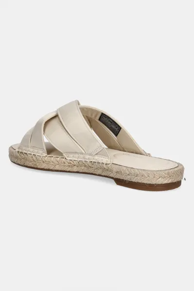 Šľapky Tommy Hilfiger SATIN ESPADRILLE MULE