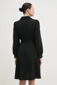 Šaty Dkny Balloon Sleeve Dress Black